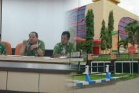 Keterangan gambar : (kiri) Tri Suswati (Susi) Kabag Pengembangan, Moch Jundi Agustoro Spb Wadir Pelayanan RSUD dan M Hayat Humas RSUD Bangil Pasuruan