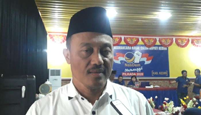 Ketua DPD Partai NasDem Kabupaten Kediri, Drs. Lutfi Mahmudiono ( 27/10/2019) ( DOk Jay)