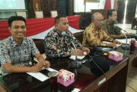 Ketua Komisi IV DPRD Kab. Mojokerto  yang dipimpinn Ketuanya, H, Sopii, SP, ke Kantor DPRD Kab. Karanganyar, Terkait Pembahasan Raperda APBD TA. 2020 Bidang Sosial, Pendidikan dan Kesehatan.(28/10)( Dok, Kartono)