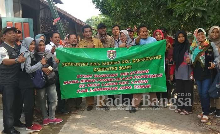 Peserta studi banding dan Anggota Bumdes Laren