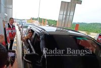 Gerbang tol yang di Resmikan