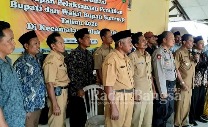 Rapat koordinasi dan sosialisasi bersama pihak Pemerintah di Kecamatan Guluk-guluk (23/12) 