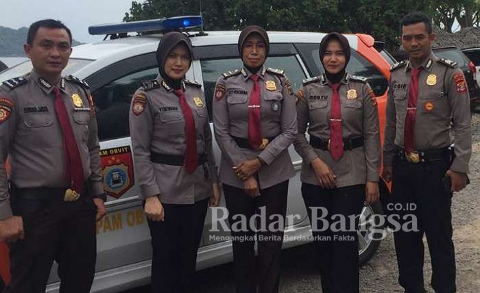 Direktorat Pamobvit Polda Lampung Patroli Disepanjang Jalur