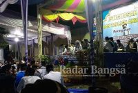 Acara Istighosah dan Tabligh Akbar yang berlangsung di halaman pondok pesantren nurul hikmah