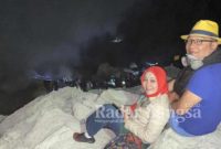 Mantan wali kota Bandung itu mengunjungi sejumlah destinasi, mulai dari Taman Gandrung Terakota, menyantap kuliner lokal, hingga Kawah Ijen.