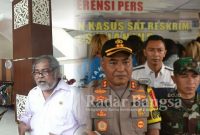 (kanan) Arist Merdeka Sirait Ketua Umum Komnas Perlindungan Anak menyampaikan keterangan pers di kantornya menyikapi terbongkarnya perdagangan manusia untuk tujuan seksual  komersial di Cianjur Jawa Barat.
[kiri)  AKBP Juang Heryanto Kapolres Cianjur memberikan keterangan Pers di Mapolres Cuanjur Sabtu 28/12