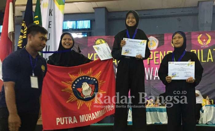 Pèsilat Tapak Suci Sampang usai Penerimaan Medali