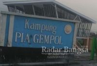 Gedung Sentral PIA di Dusun Waru Rejo, Desa Kejapanan Kecamatan Gempol