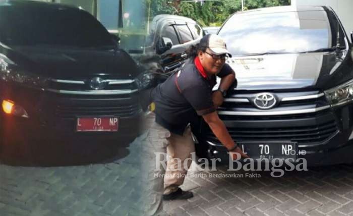 Foto mobil yang di ganti plat Nomer