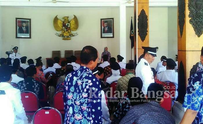 113 Kades terpilih saat gladi dipendopo kabupaten