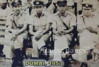 Foto perkembangan penampilan personil Polri  Dumai dari Tahun 1953 