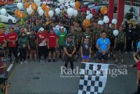  Car Free Day, iven pengenalan disambut antusias masyarakat Pekanbaru yang mengadakan aktifitas olahraga, di ruang terbuka tepat di depan Tugu Zapin 