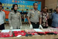 Kapolres Pamekasan AKBP Djoko Lestari, S.I.K, MM, saat menggelar