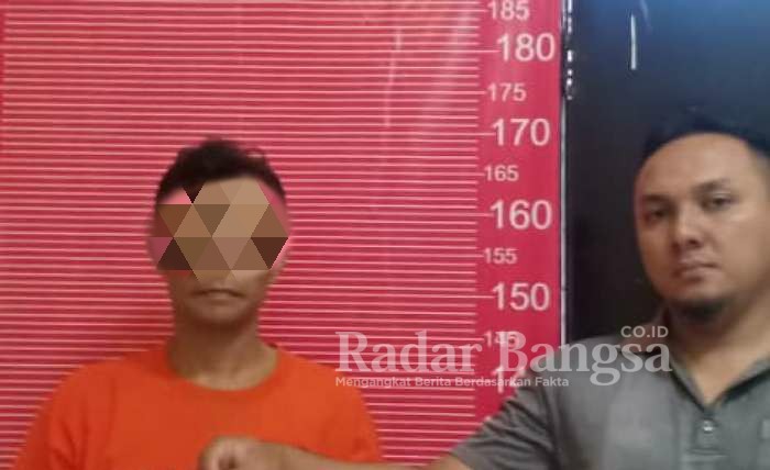 Tersangka yang ditangkap tersebut bernama, Prasetyo Afendi 