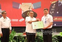 Pemerintah Kabupaten (Pemkab) Lampung Selatan menghibahkan barang milik daerah berupa aset tanah kepada Kantor Wilayah Kementerian Hukum dan HAM
