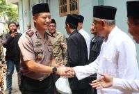 Kapolres Gresik AKBP Kusworo Wibowo, SH SIK MH., menghadiri Haul Mbah Sholeh Sani 