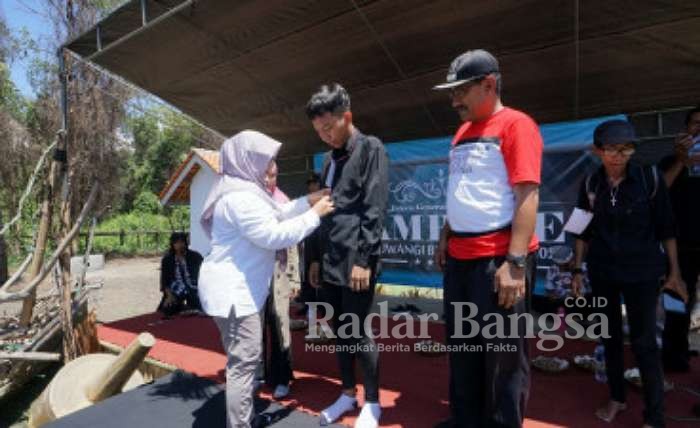 Ketua Panitia Jambore Banyuwangi Bebas Sampah dari Komunitas Berkibar, Aris Dzulkifli 