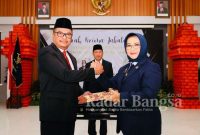 Serah terima jabatan di Aula Kanwil