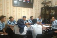 Saat Rapat dan  dipimpin  Kepala Rumah Tahanan, Yusup Gunawan.