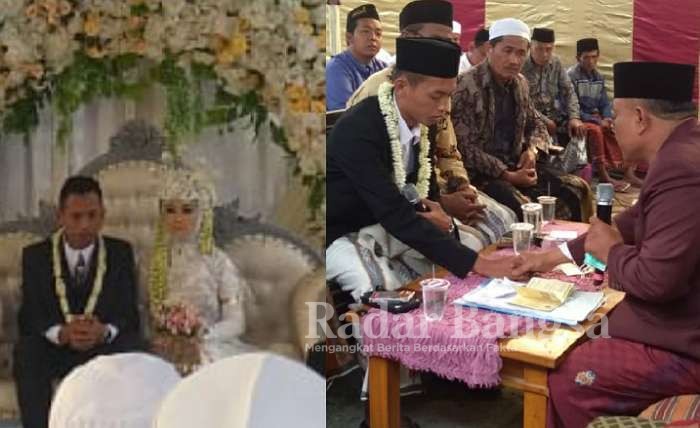Akad nikah Rofiqi Yadi dengan Siti Lisa Nurhalisa Karima di jalan Kenari 191 Sampang