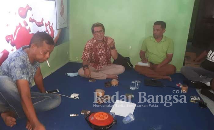 Pertemuan membahas pemberdayaan PKL oleh Bidang Ekonomi Kopersi dan UMKM Forsa Hebat