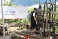 Pembangunan Sumur Bor oleh BMH pada desa kekeringan di Jawa Timur