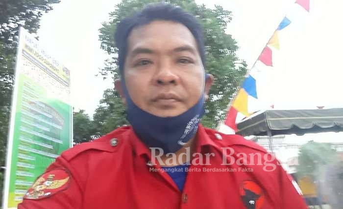 Sekretaris sekaligus Plt. Ketua PAC PDIP Kecamatan Wiyung, M. Kinaryo