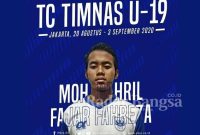 Moh Bahrul Fajar Fahreza, Pemain PSIS Asal Sampang Yang Lolos TC Timnas U-19 Ke Kroasia