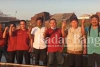 Baju Putih Direktur PT Media RadarBangsa Zainul Arifin saat kunjungan keperwakilan Jateng-Diy,(RadarBangsa)