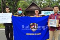 Paskibraka MAN 1 Bulukumba saat penggalangan dana korban bencana alam Sulbar [IST]