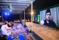 Pemkab Banyuwangi Refleksi tahun ini digelar sederhana di Masjid Babussalam Kantor Bupati Banyuwangi, Kamis malam (31/12/2020). [KMF]
