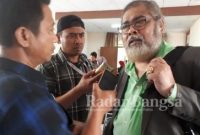 Arist Merdeka Sitait Ketua Umum KOMNAS Perlindungan Anak memberikan keterangan Pers [IST]