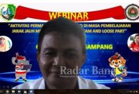 Webinar Aktivitas Permainan Tematik PAUD di Masa Pembelajaran Jarak Jauh Melalui Pendekatan Steam And Loose Part di Sampang [IST]