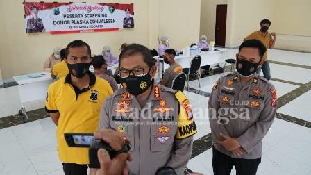 Kapolresta Sidoarjo Kombes Pol. Sumardji. [IIST]