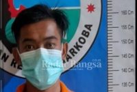 Tersangka Ainul Yakin, Pelaku Penyahgunaan Narkotika Jenis Sabu. (Ong/Hms)