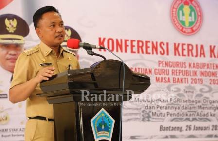 Ketua pengurus PGRI Bantaeng, Safruddin [IST]