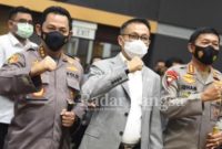 (Kanan) Komjen Pol Drs. Listyo Sigit Prabowo (Tengah) Ketua Komisi III DPR RI, Herman Herry (Kiri) Jenderal Idham Azis [IST]