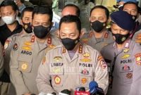 Komjen Listyo Sigit Prabowo saat di wawancarai awak media [HMS]