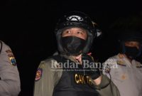 Bupati Lumajang, Thoriqul Haq, bersama Dandim 0821 Lumajang, Letkol Inf. Andi Andriyanto Wibowo, Kapolres Lumajang, AKBP Deddy Foury Millewa dan Danyon 527/BY, Mayor Inf Alexander Terangta, terus bersinergi melaksanakan patroli sekala besar jelang pergantian tahun baru 2021, Kamis (31/12/2020). [KMF]
