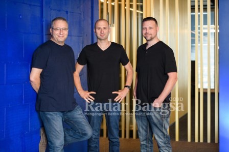 Rapyd co-founders Arik Shtilman, CEO, Arkady Karpman, VP R&D, and  Omer Priel, VP Corporate Development