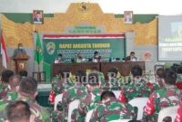 Rapat Anggota Tahunan (RAT) tutup buku tahun 2020 bertempat di Aula Kadet Suwoko Kodim 0812/Lamongan. Kamis (25/02/2021)
[IST]