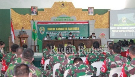 Rapat Anggota Tahunan (RAT) tutup buku tahun 2020 bertempat di Aula Kadet Suwoko Kodim 0812/Lamongan. Kamis (25/02/2021)
[IST]