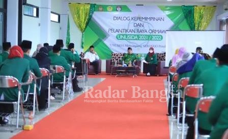 Dialog Kepemimpinan dan Pelantikan Raya Ormawa Unusida 2021/2022 [IST]