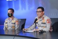 Kadiv Humas Polri Irjen Argo Yuwono saat keterangan pers [HMS]