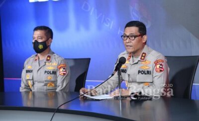 Kadiv Humas Polri Irjen Argo Yuwono saat keterangan pers [HMS]