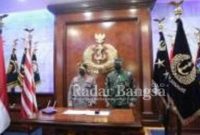  Kapolri Jenderal Listyo Sigit Prabowo menyambangi Kepala Staf Angkatan Laut (KSAL) Laksamana TNI Yudo Margono di Mabes TNI AL, Cilangkap [IST]