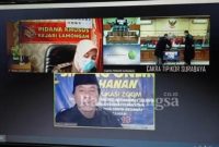 Kejaksaan Negeri (Kejari) Lamongan menggelar agenda sidang di Pengadilan Negeri (PN) Tipikor Surabaya terkait korupsi Dana BKKPD dan Baju Hitam Mantan Kades Dibee [IST]