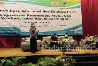 Kegiatan Komunikasi Informasi dan Edukasi (KIE) Pengawasan Keamanan, Mutu, Gizi, Manfaat, Label da Iklan Pangan Tahun 2021 di IKCC, Minggu, 11 April 2021