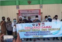 Deklarasi Damai Kecamatan Modung Kabupaten Bangkalan . Menuai Kecaman [IST]