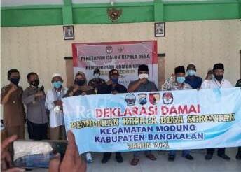 Deklarasi Damai Kecamatan Modung Kabupaten Bangkalan . Menuai Kecaman [IST]